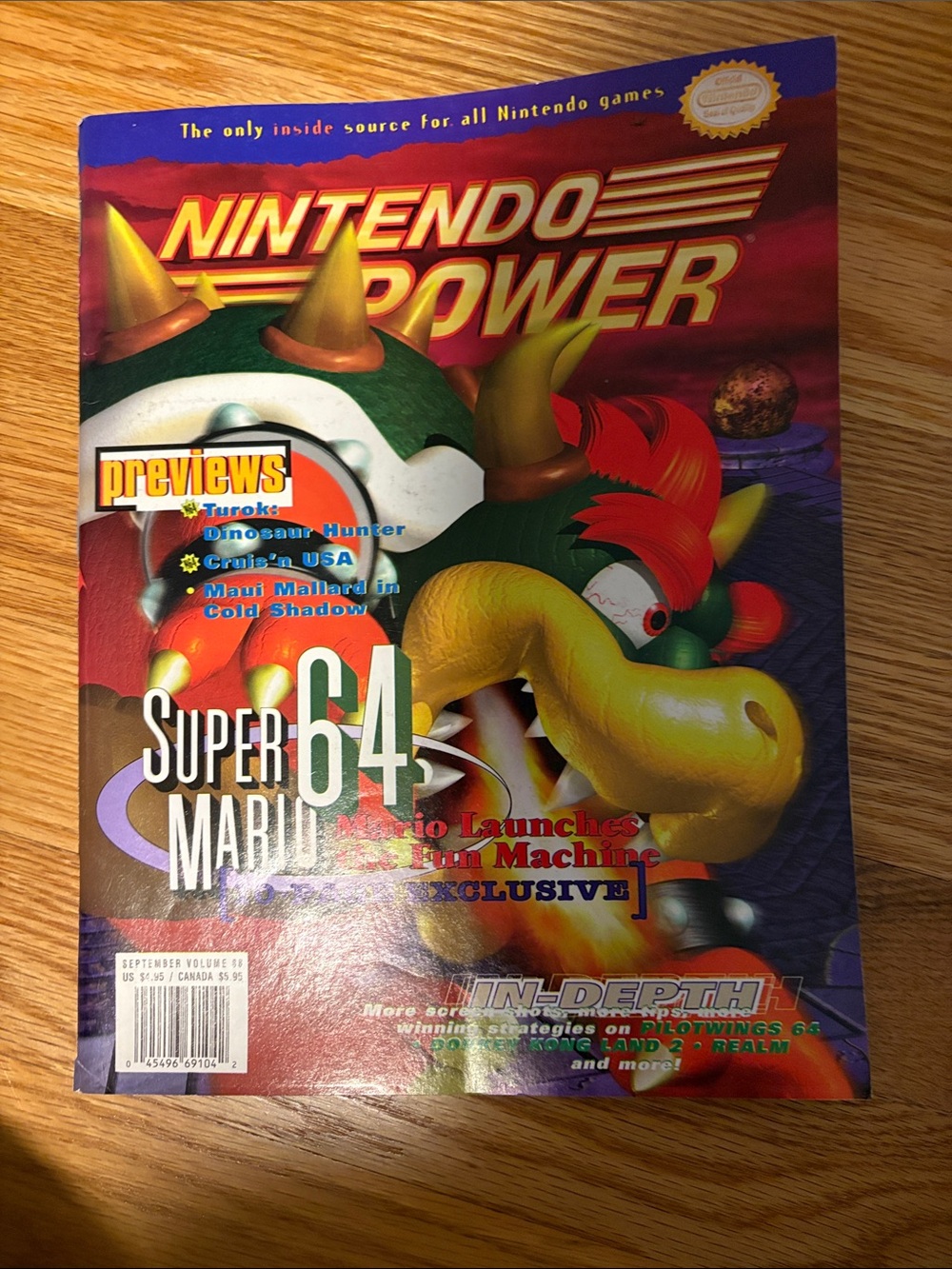 Nintendo Power Magazine Cover - Super Mario 64 Vol. 88